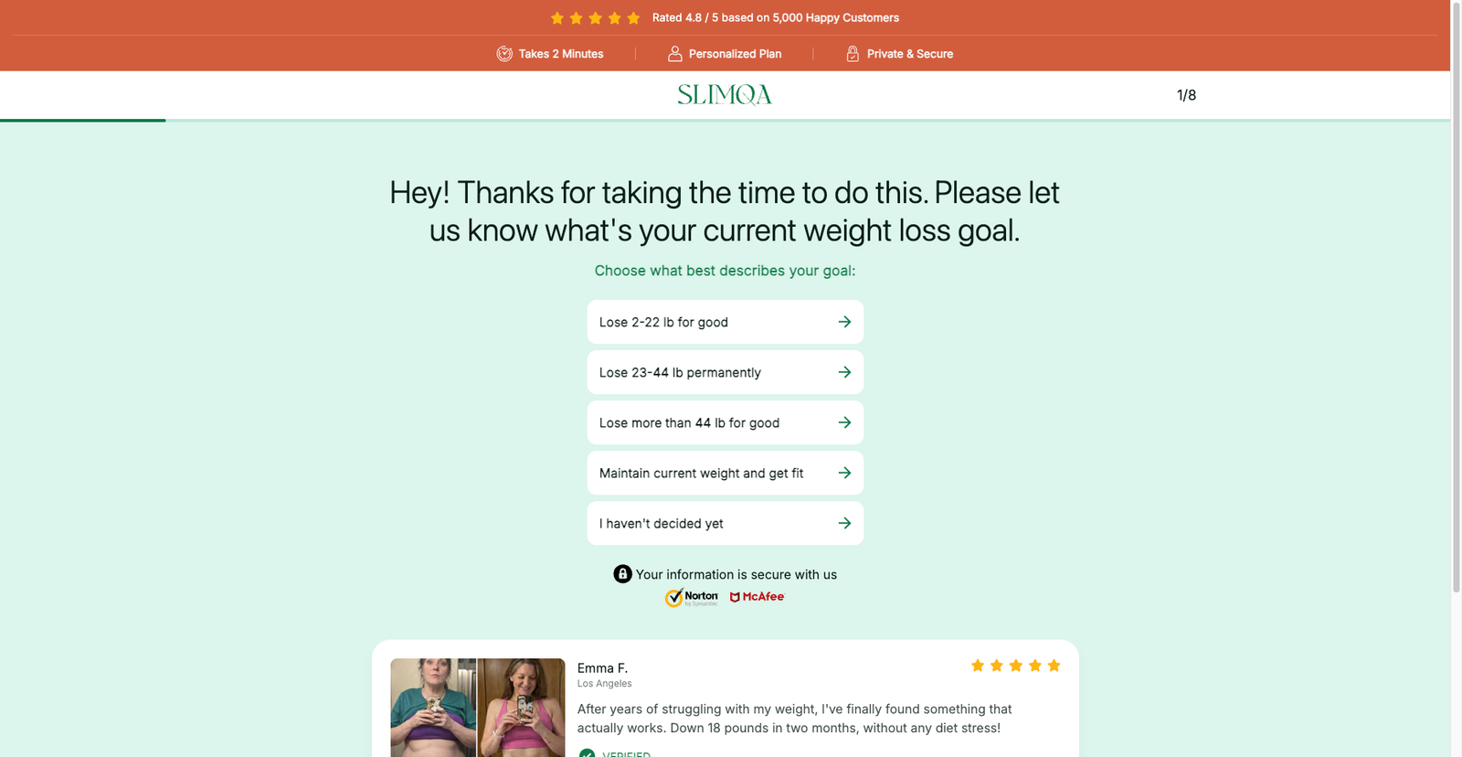 slimqa — Slimqa Slim Coffee Booster official page